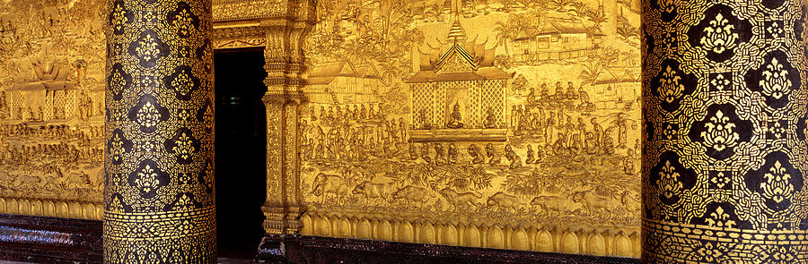 Wat Mai Luang Prabang Laos Photograph by Panoramic Images