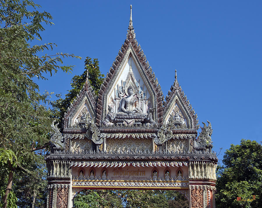 Wat Mai Thong Sawang South Temple Gate DTHU540 Photograph by Gerry Gantt