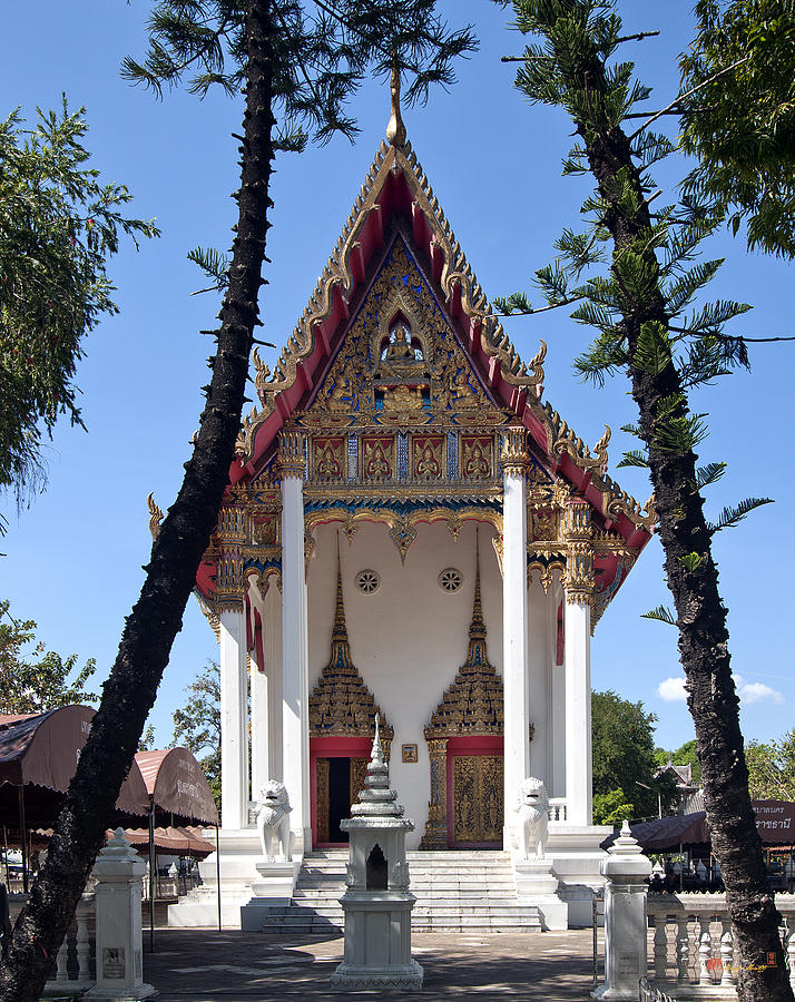 Wat Maneewanaram Ubosot DTHU663 Photograph by Gerry Gantt