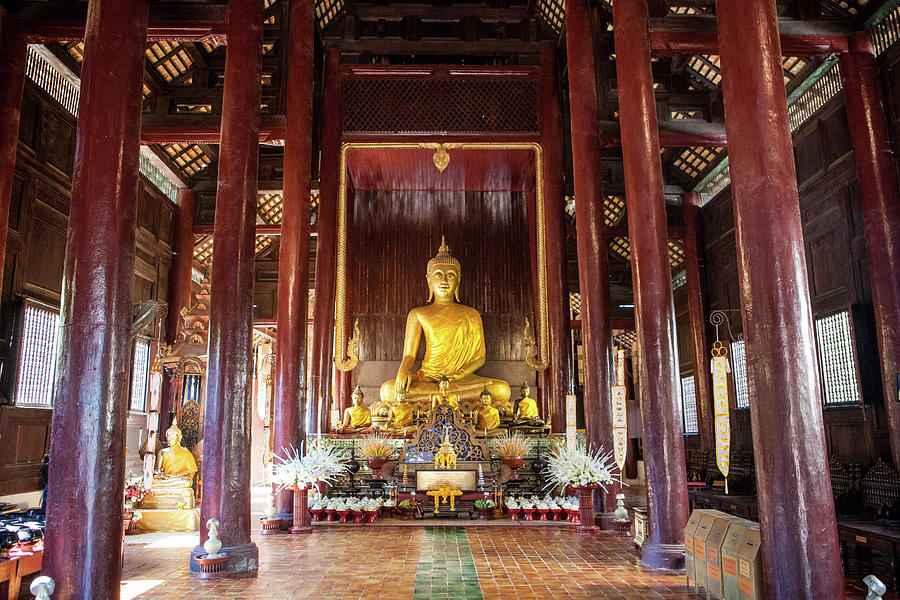 Wat Phan Tao, Chiang Mai, Thailand Photograph by Christine Wehrmeier