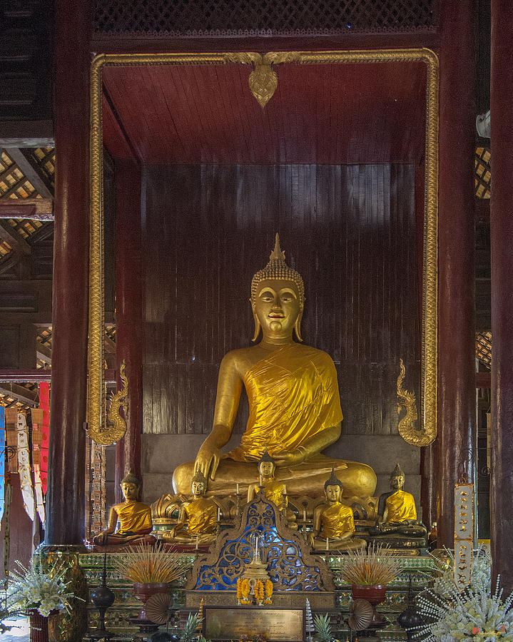 Wat Phan Tao Phra Wiharn Buddha DTHCM0074 Photograph by Gerry Gantt