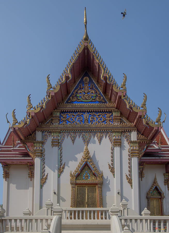Wat Phichai Songkhram Phra Ubosot Side Entrance DTHSP0045 Photograph by Gerry Gantt