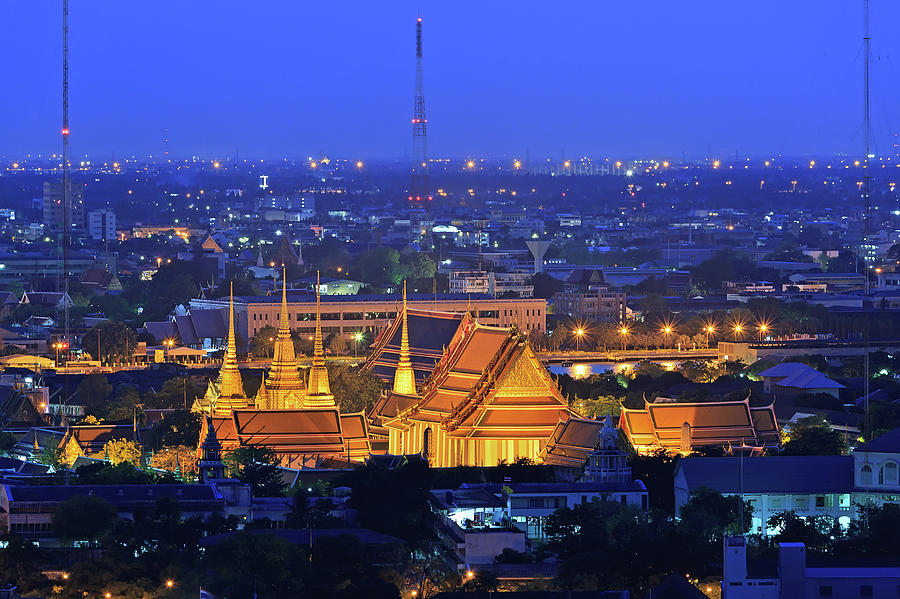 Wat Pho Photograph by Monthon Wa