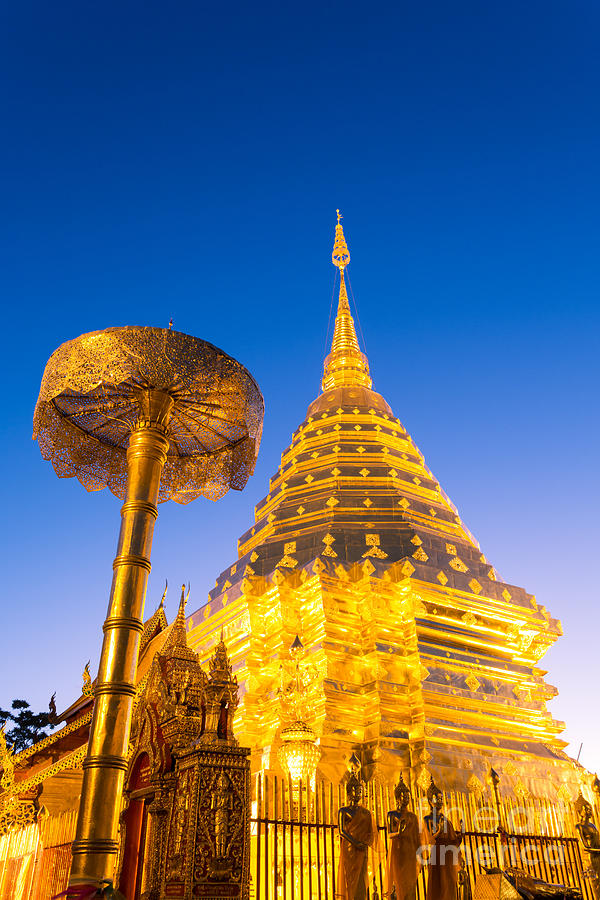 Wat phra Doi Suthep - Chiang Mai - Thailand Photograph by Matteo Colombo