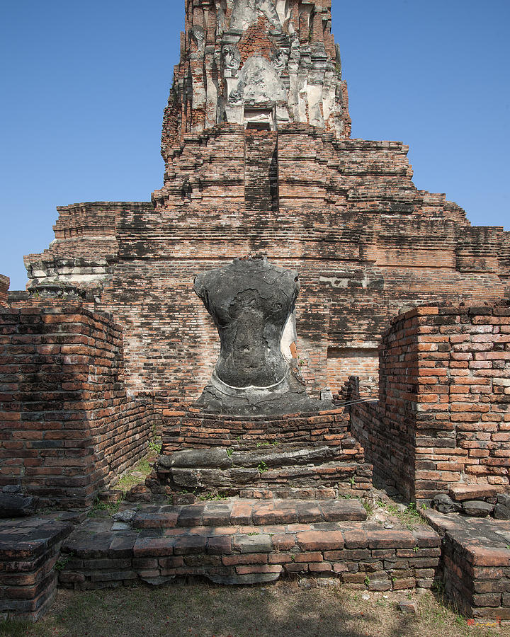 Wat Phra Ram Buddha Image Torso DTHA0172 Photograph by Gerry Gantt