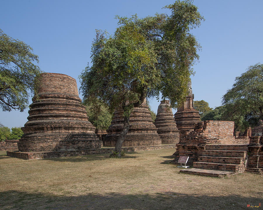 Wat Phra Ram Chedi Ruins DTHA0178 Photograph by Gerry Gantt