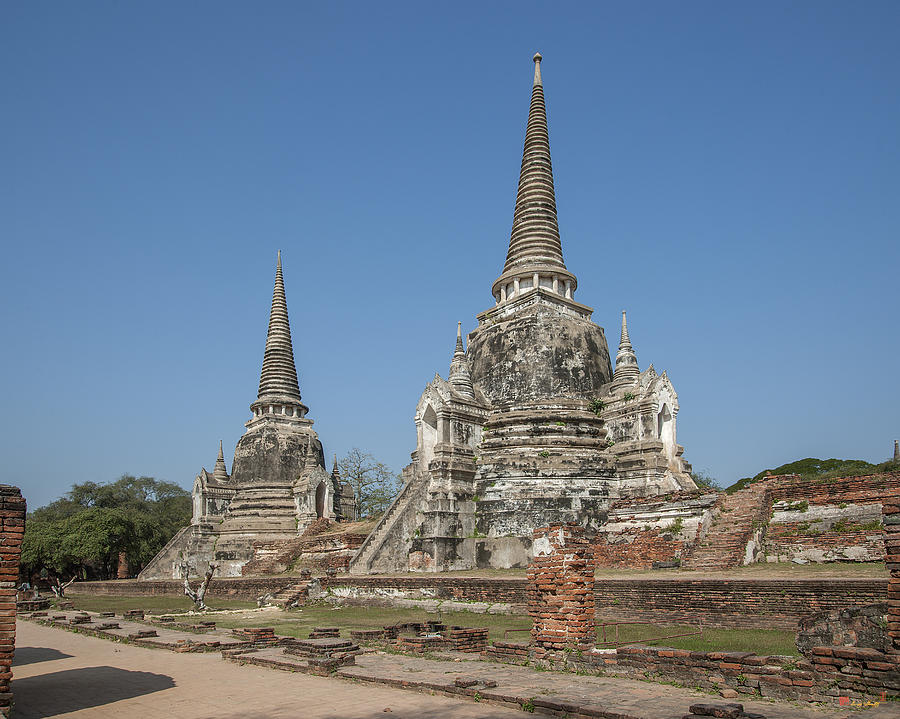 Wat Phra Si Sanphet Chedi DTHA0025 Photograph by Gerry Gantt Wat Phra Si Sanphet Chedi DTHA0025 Photograph by Gerry Gantt