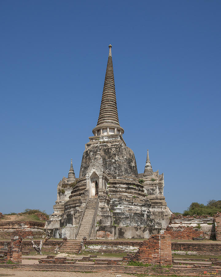 Wat Phra Si Sanphet Chedi DTHA0026 Photograph by Gerry Gantt