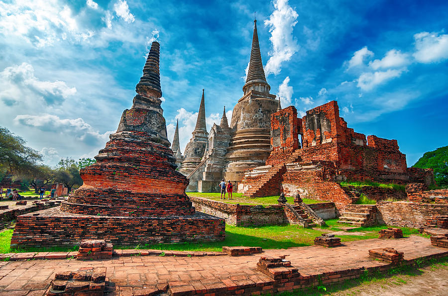 Wat Phra Si Sanphet Photograph by Smerindo_schultzpax