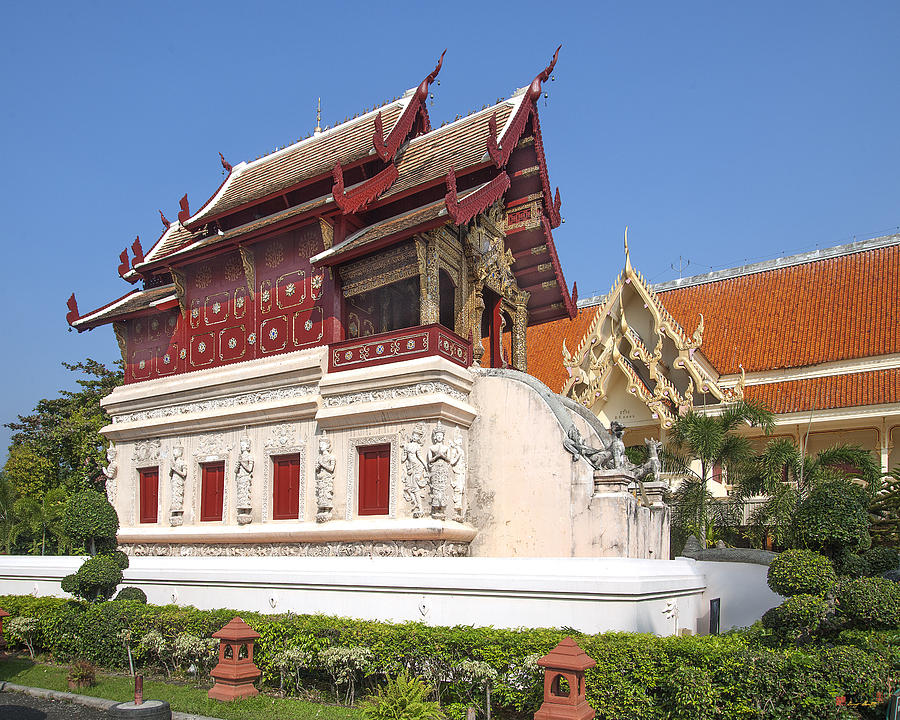 Wat Phra Singh Ho Trai DTHCM0263 Photograph by Gerry Gantt