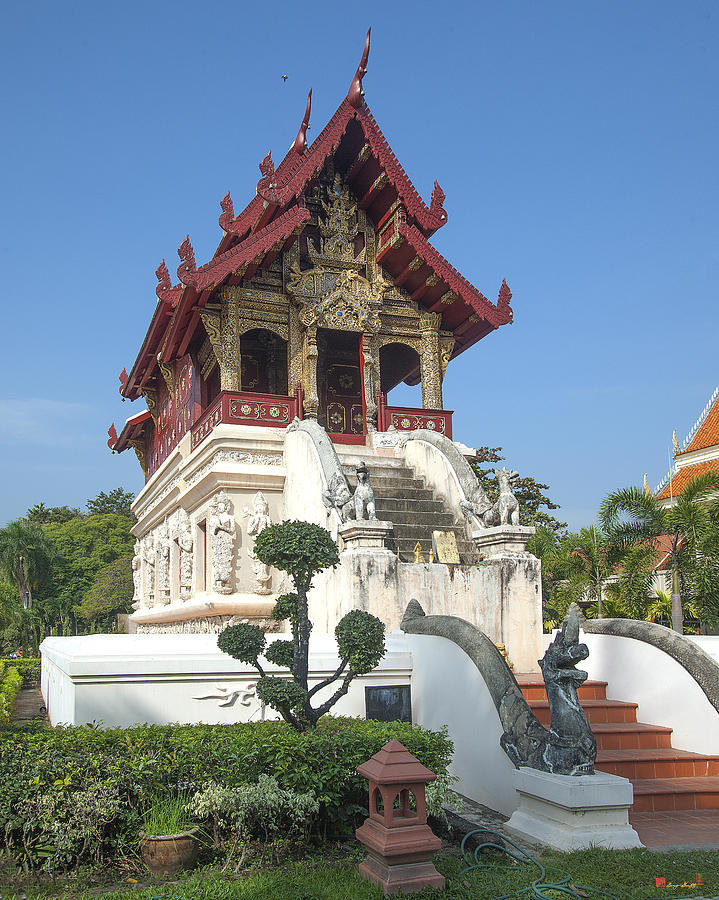 Wat Phra Singh Ho Trai DTHCM0264 Photograph by Gerry Gantt