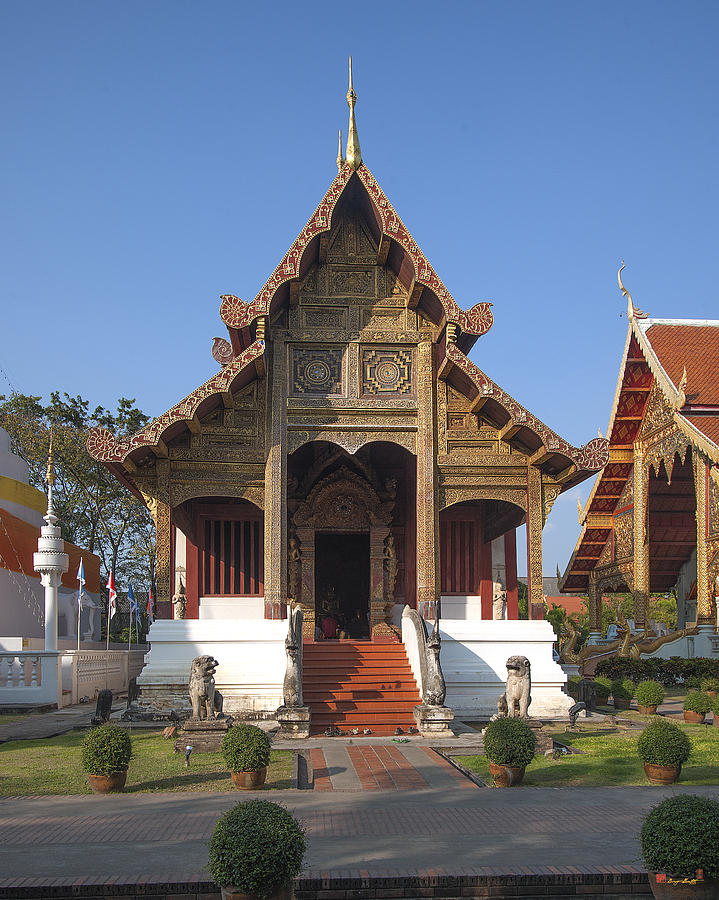 Wat Phra Singh Phra Ubosot DTHCM0246 Photograph by Gerry Gantt