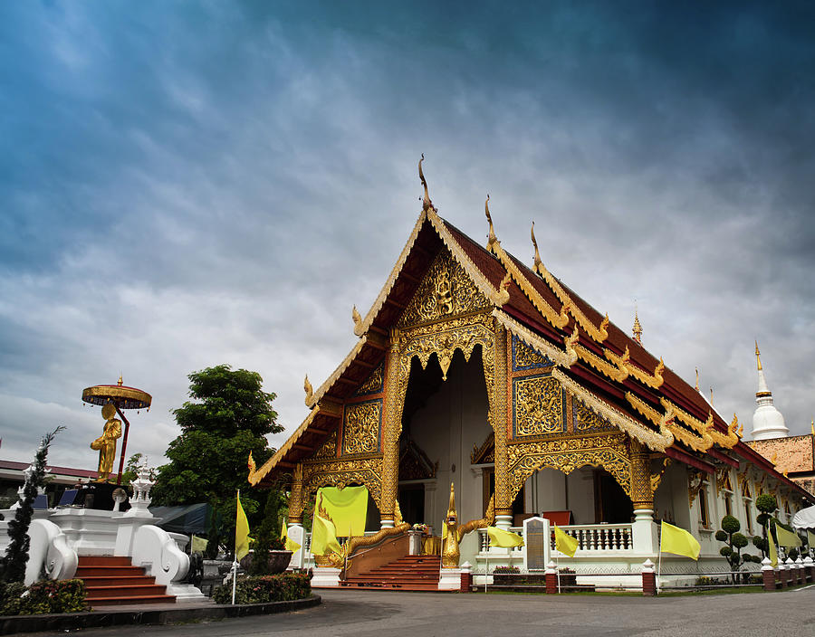 Wat Phra Singh Temple Chiang Mai Photograph by Edenexposed