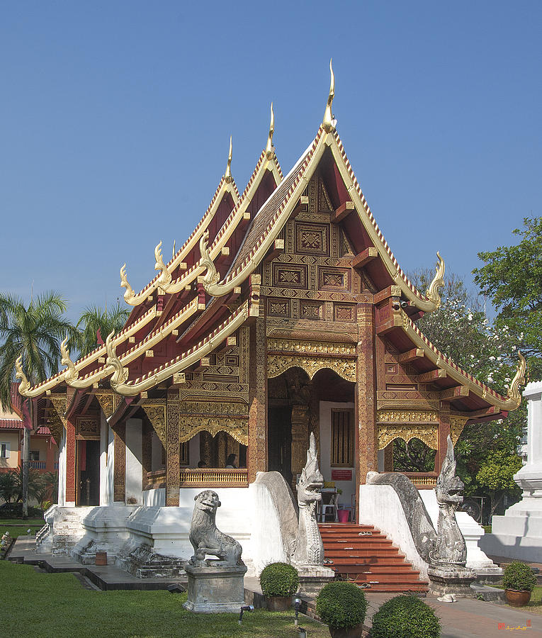 Wat Phra Singh Wihan Lai Kham DTHCM0252 Photograph by Gerry Gantt