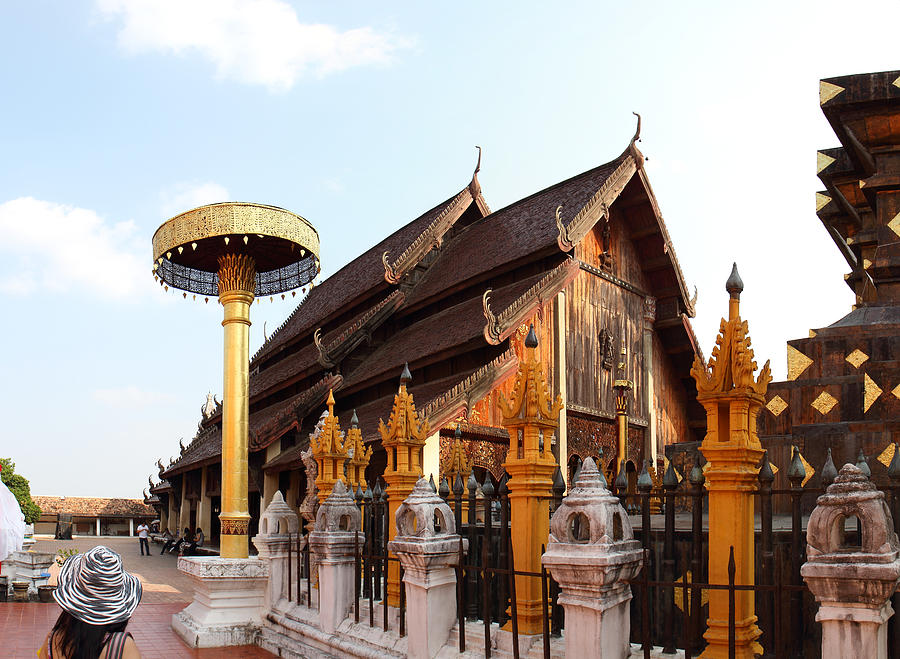 Wat Phra That Lampang Luang - Lampang Thailand - 011324 Photograph by DC Photographer