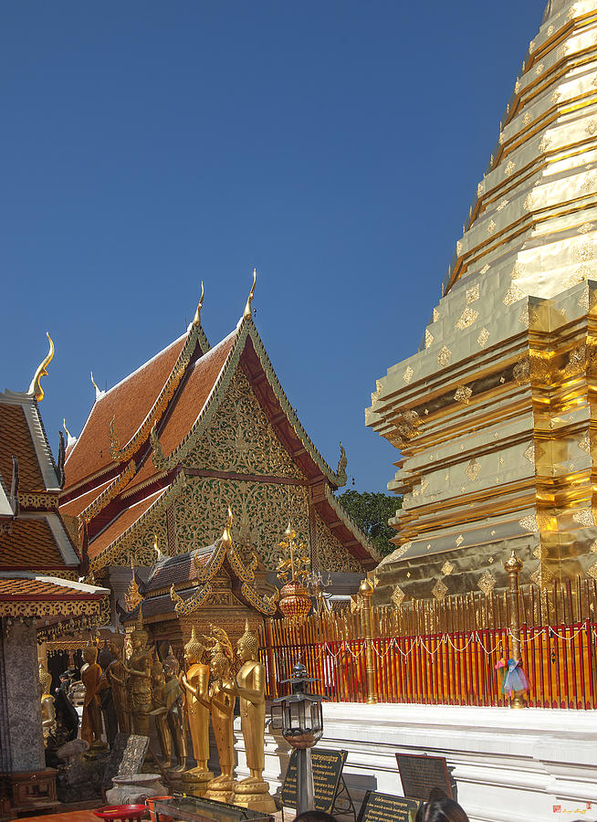 Wat Phratat Doi Suthep Wiharn Gable DTHCM0012 Photograph by Gerry Gantt