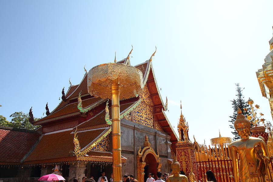 Chiang Photograph - Wat Phrathat Doi Suthep - Chiang Mai Thailand - 011325 by DC Photographer