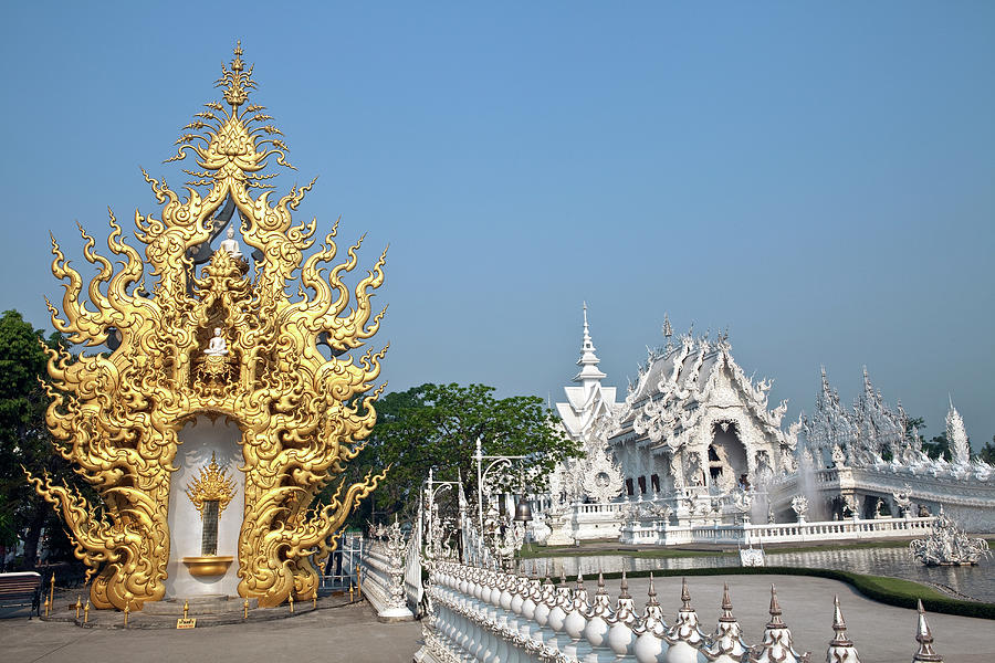 Wat Rong Khun , Chiang Rai,thailand Photograph by John W Banagan