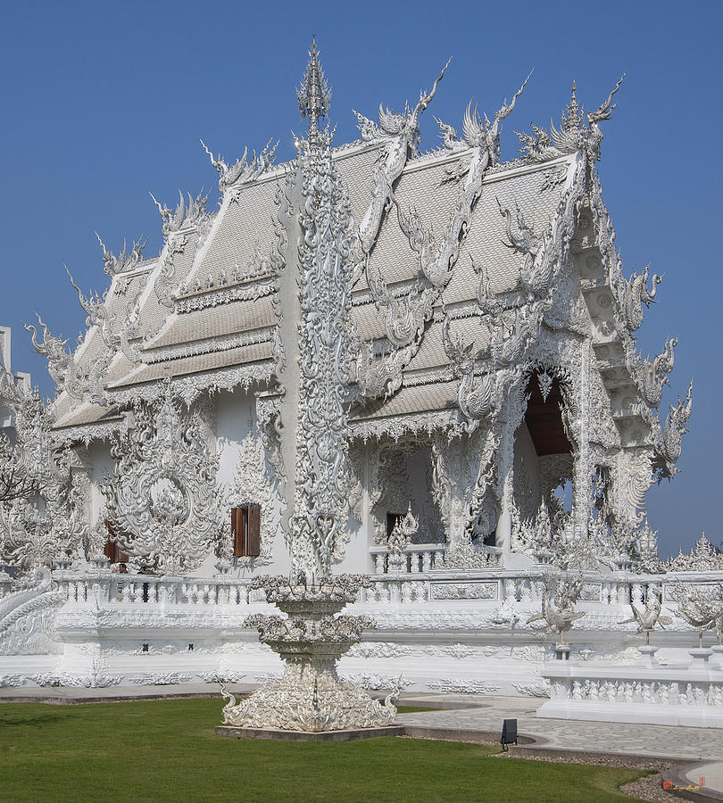 Wat Rong Khun Ubosot DTHCR0045 Photograph by Gerry Gantt