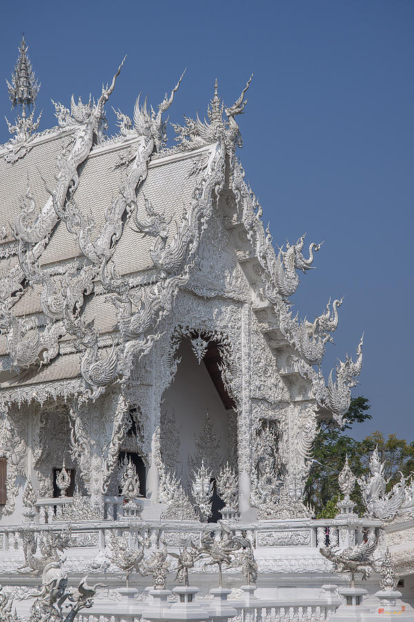Wat Rong Khun Ubosot DTHCR0046 Photograph by Gerry Gantt