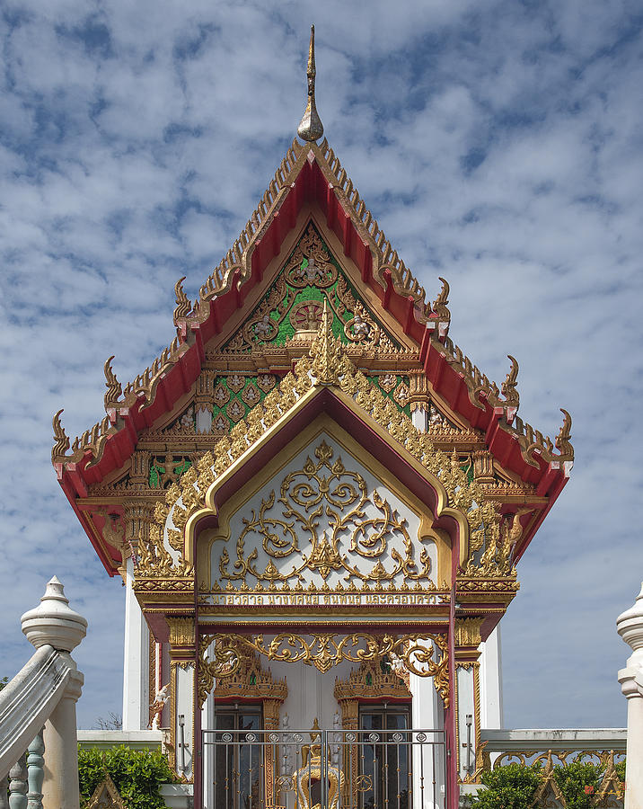 Wat Sapum Thammaram Ubosot Gate DTHP229 Photograph by Gerry Gantt
