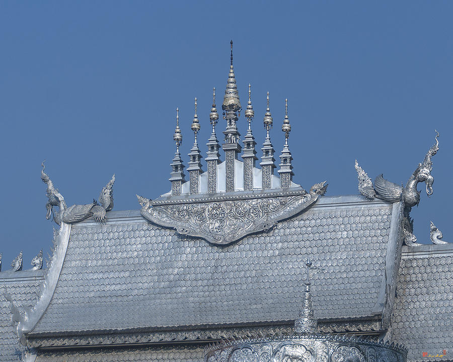 Wat Sri Suphan Phra Ubosot Roof Apex DTHCM0730 Photograph by Gerry Gantt