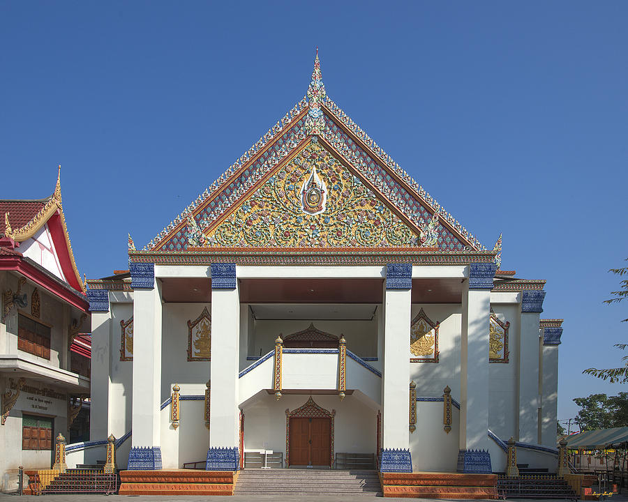 Wat Thewasunthon Preaching Hall or Sala Kan Prien DTHB1422 Photograph by Gerry Gantt