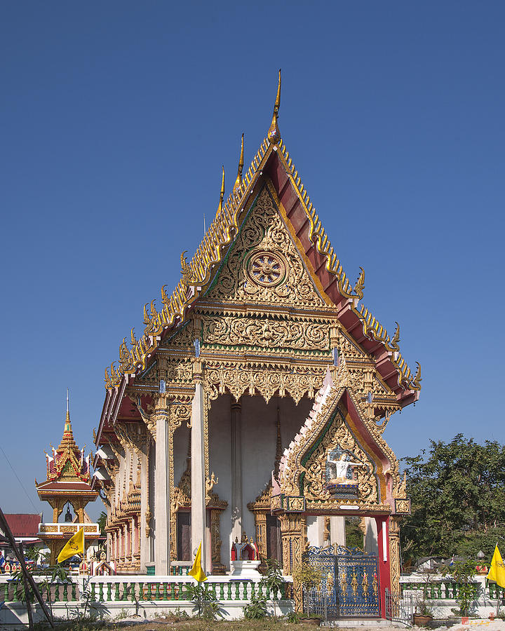 Wat Thewasunthon Ubosot DTHB1415 Photograph by Gerry Gantt