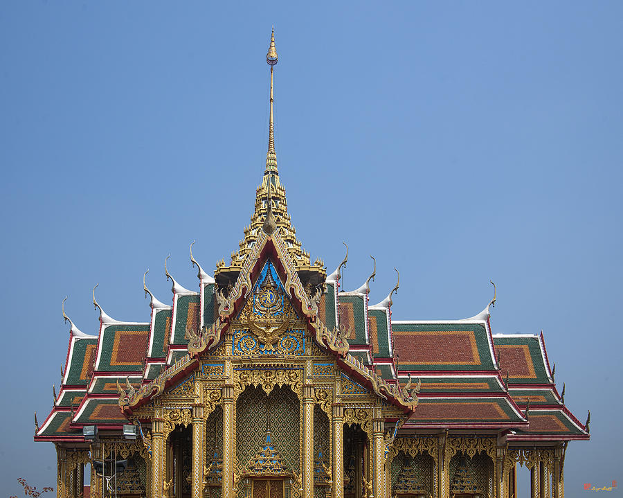Wat Thung Setthi Ubosot Roof DTHB1544 Photograph by Gerry Gantt