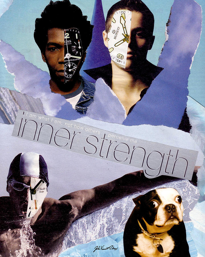 Watch Dog Inner Strength Digital Art by John Vincent Palozzi