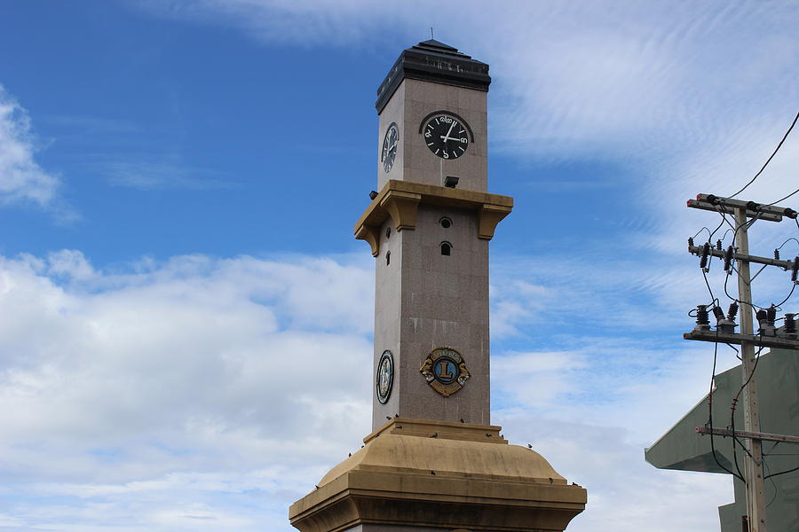 Clock Photograph - Watch Tower by Michael Kim