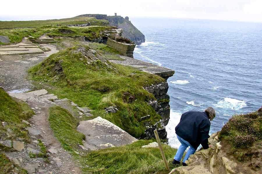 Ireland Photograph - Watch Your Step by Norma Brock