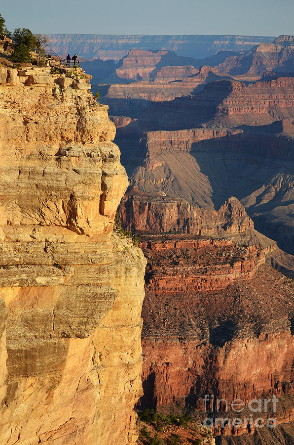 Grand Canyon National Park Photograph - Watching Dawn Break over Grand Canyon National Park Vertical by Shawn OBrien