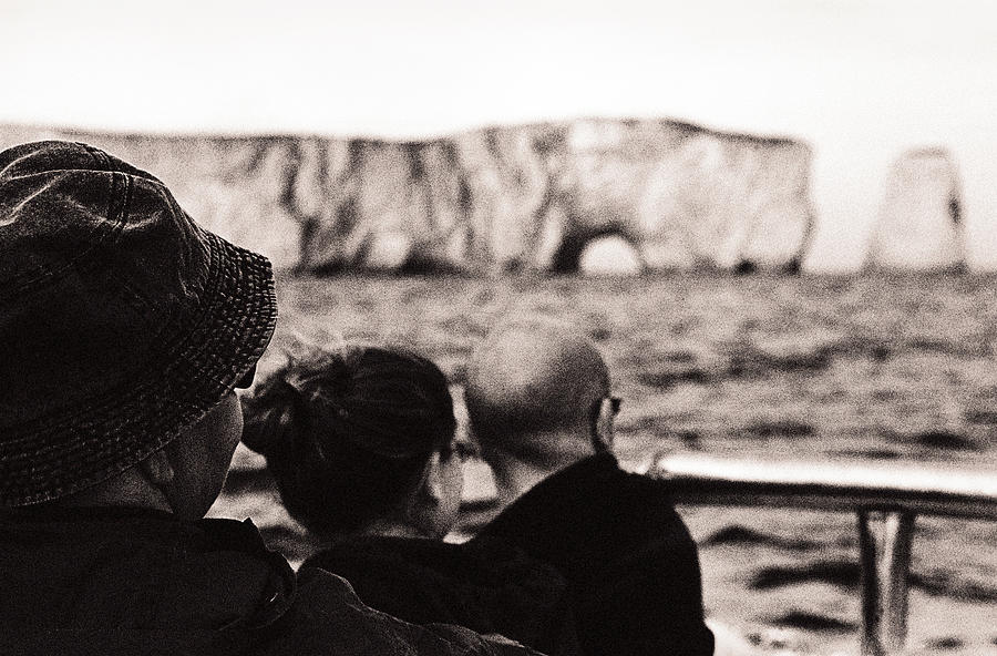 Watching Perce Rock Photograph by Arkady Kunysz