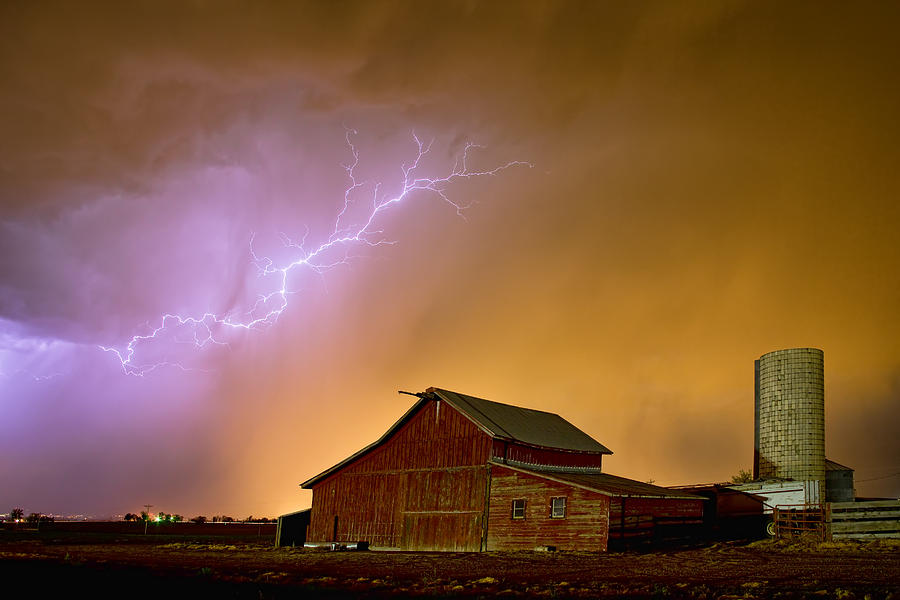 Watching The Storm From The Farm Photograph by James BO Insogna