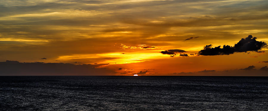 Watching the sun set in Barbados  Photograph by Craig Bowman