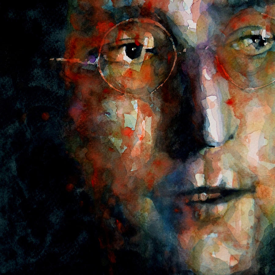 John Lennon Painting - Watching the Wheels by Paul Lovering