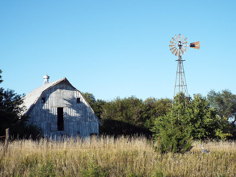 Watching the Windmill Photograph by Caryl J Bohn
