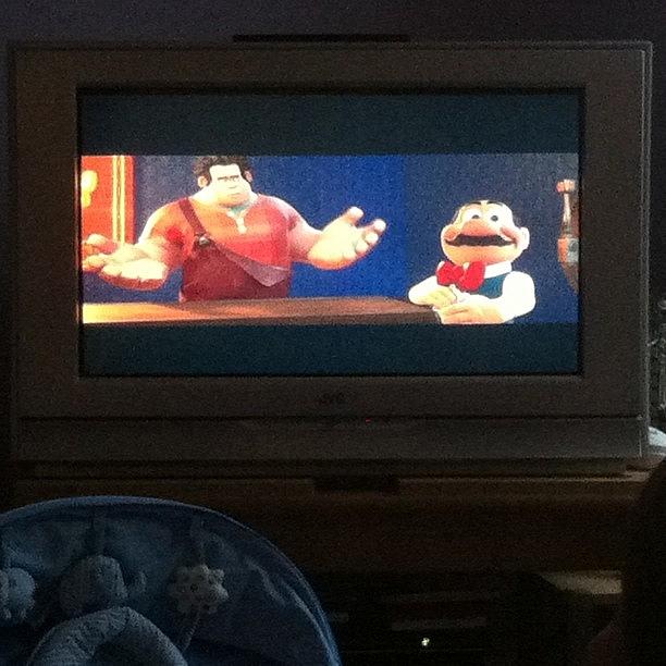 Disney Photograph - Watching Wreck It Ralph With The by Lauren Simmons