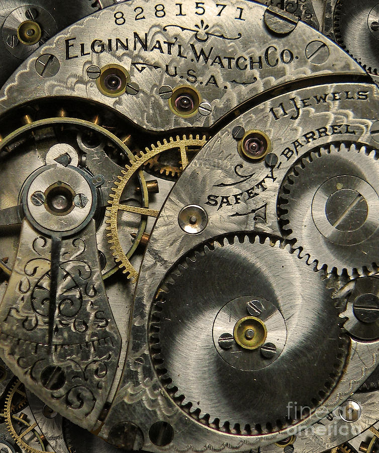 Clock Photograph - Watchworks by Deborah Smith