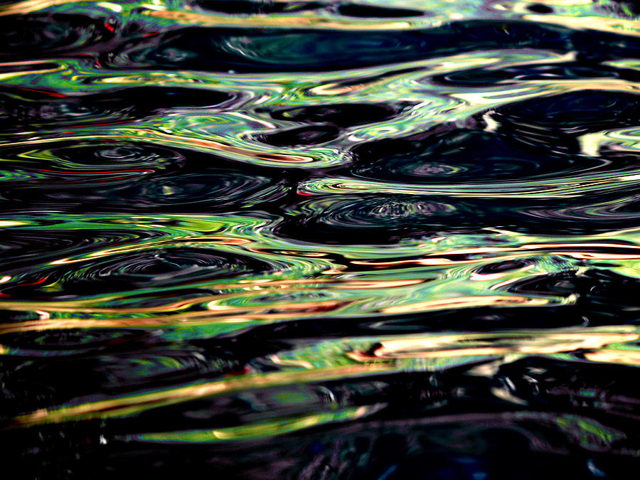 Abstract Photograph - Water Abstract by Bill Gallagher