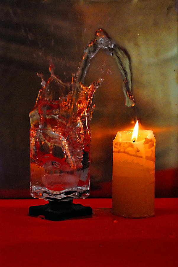 Still Life Photograph - Water and Fire by Andrei SKY