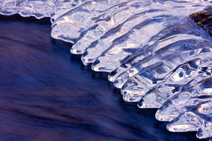 Water And Ice 2 Photograph by Jeff Sinon