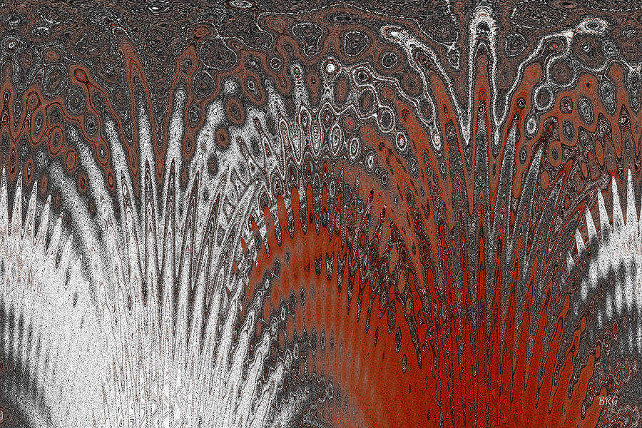 Water And Ice - Red Splash Digital Art by Ben and Raisa Gertsberg