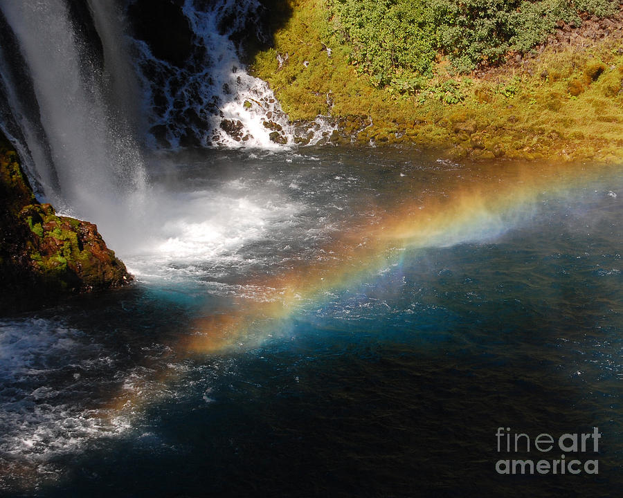 Water And Rainbow Photograph by Debra Thompson