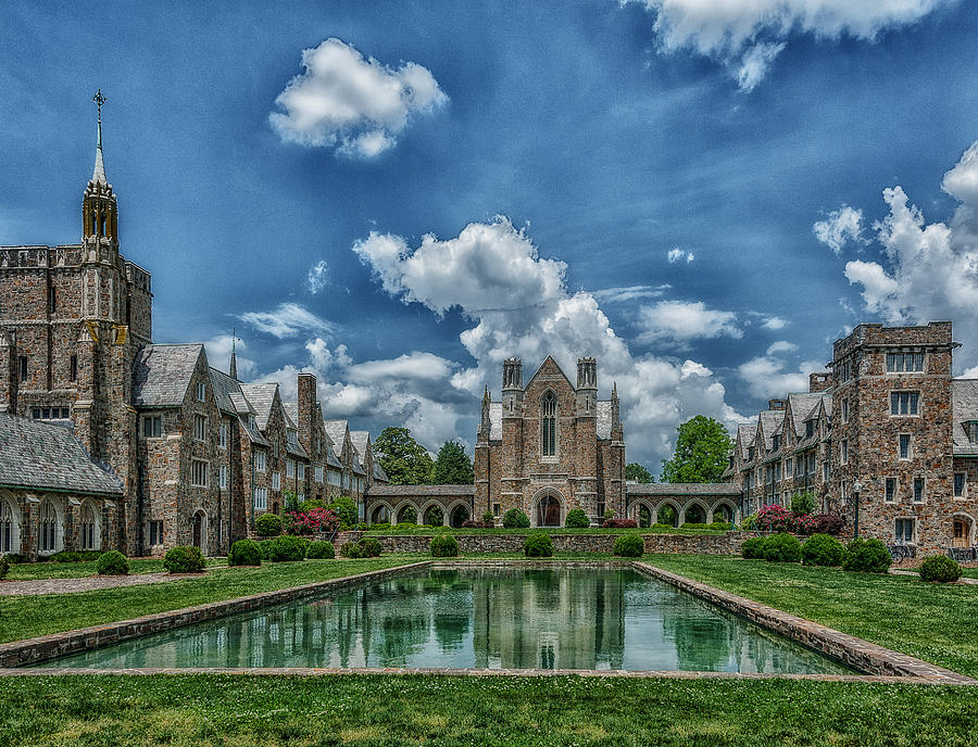 Water and sky. Berry College. Photograph by All Around The World - Fine ...