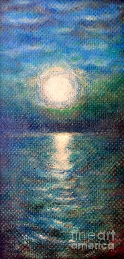 Water and sun Painting by Martin Capek