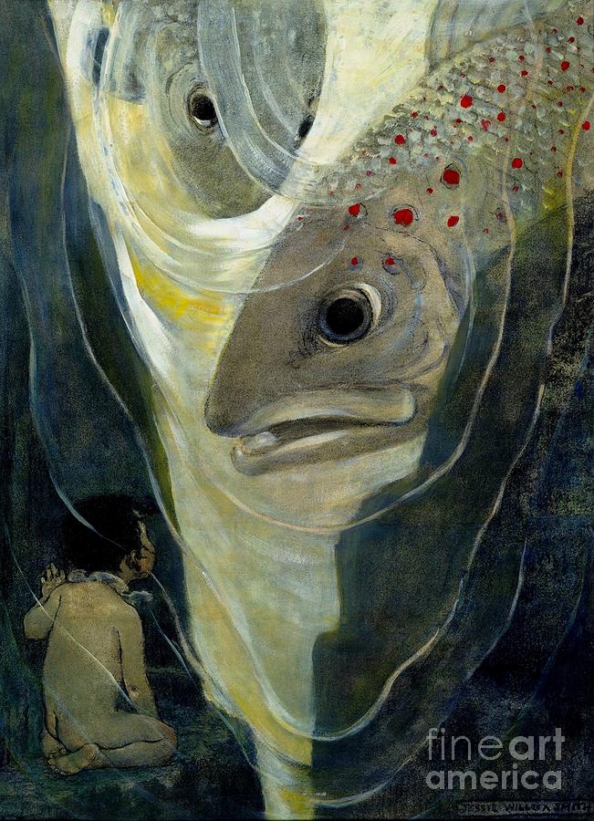 Fish Painting - Water Babies by Thea Recuerdo