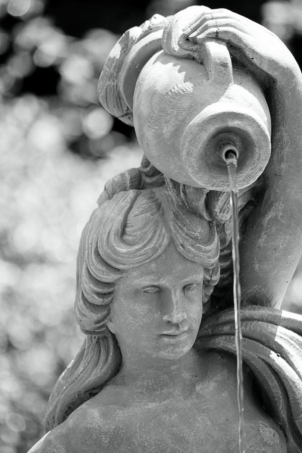 Black And White Photograph - Water Bearer 1 by Sheri McLeroy