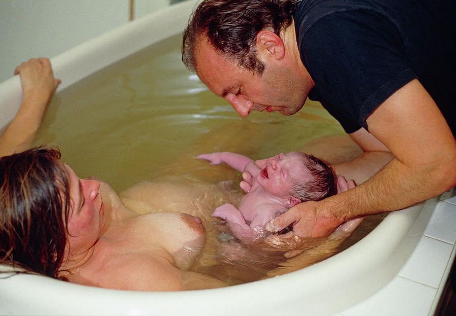 Water Birth Photograph by Eddie Lawrence/science Photo Library